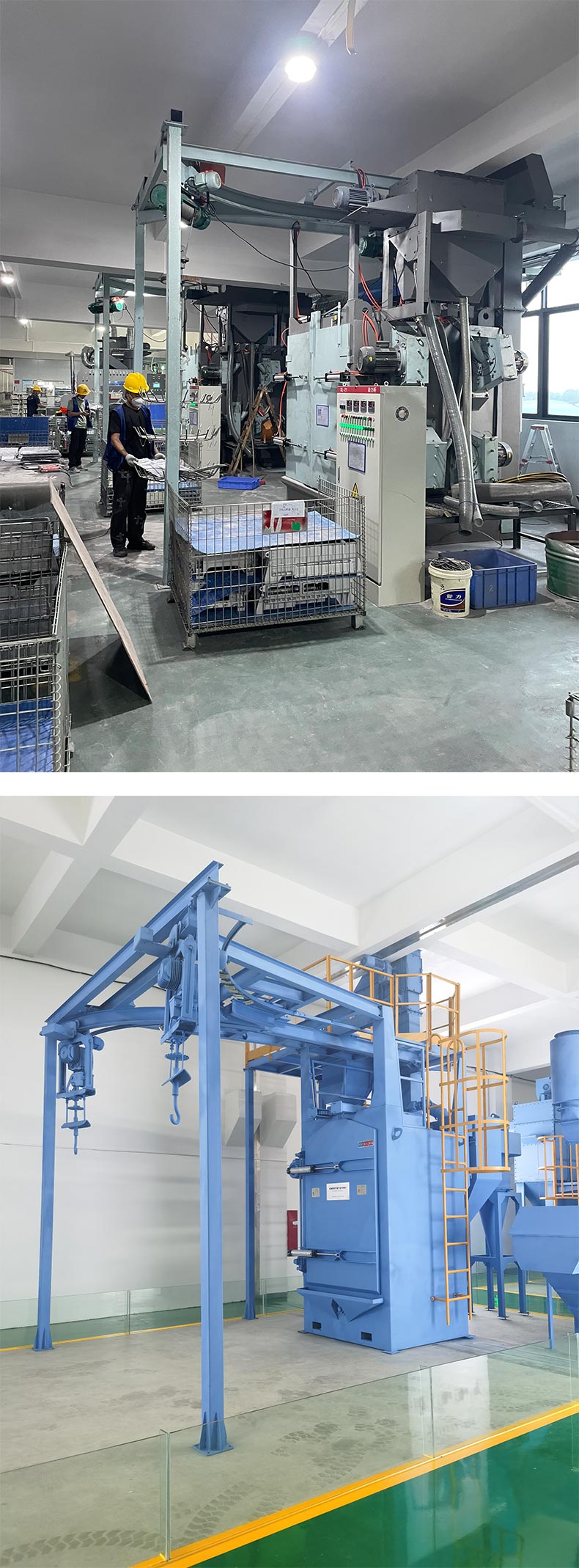 深圳百超機(jī)械吊鉤式拋丸機(jī)設(shè)備介紹圖