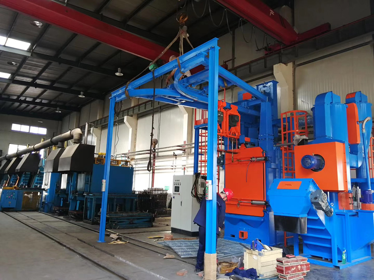 深圳百超機械吊鉤式拋丸機設備實拍圖 深圳百超機械吊鉤式拋丸機設備實拍圖