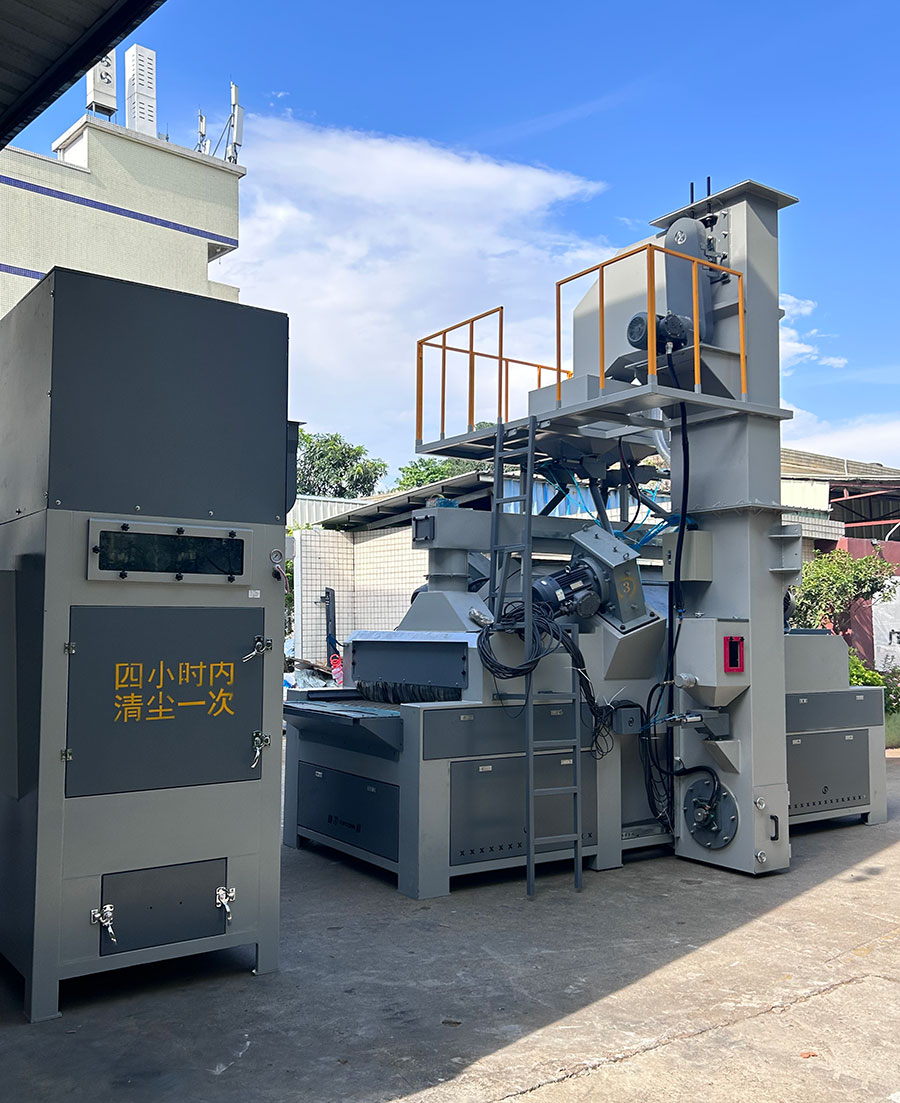 深圳百超噴砂機生產廠家制造的通過式拋丸機實拍圖片 深圳百超噴砂機生產廠家制造的通過式拋丸機實拍圖片