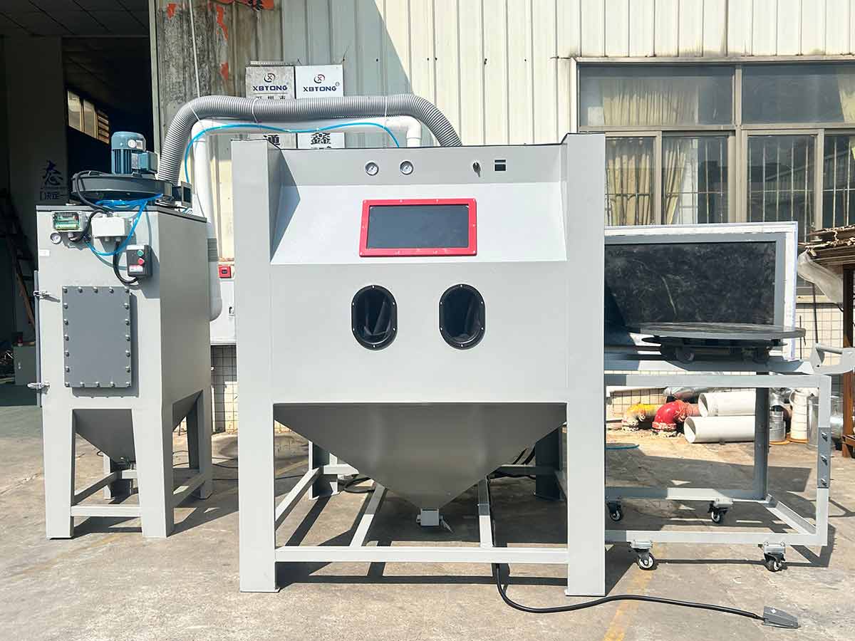 深圳百超機械手動噴砂機設備